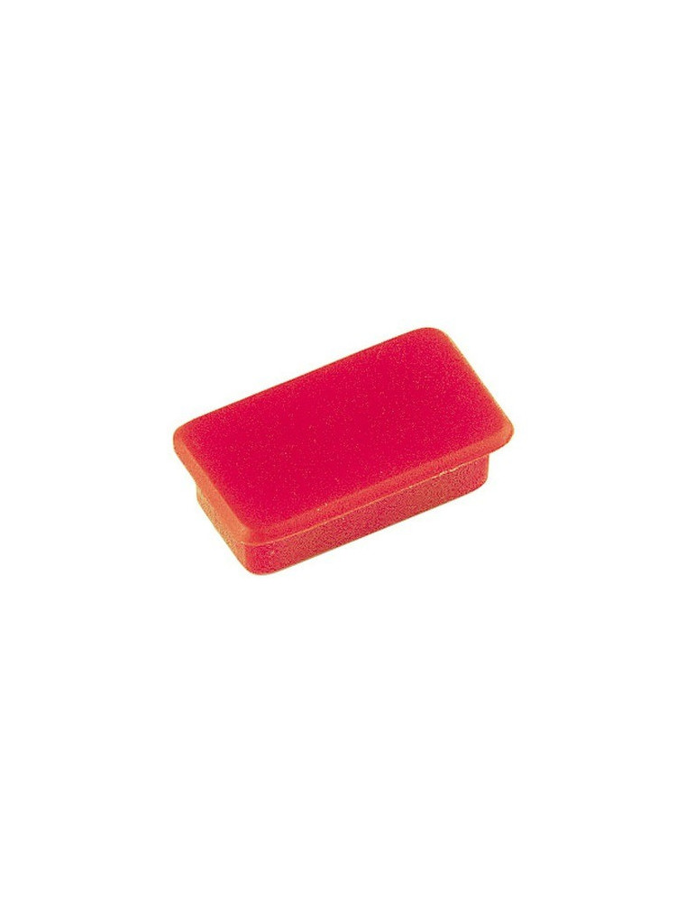 magneet Alco 13x24mm doos a 10 stuks rood