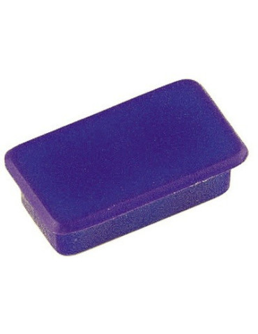 magneet Alco 13x24mm doos a 10 stuks donkerblauw