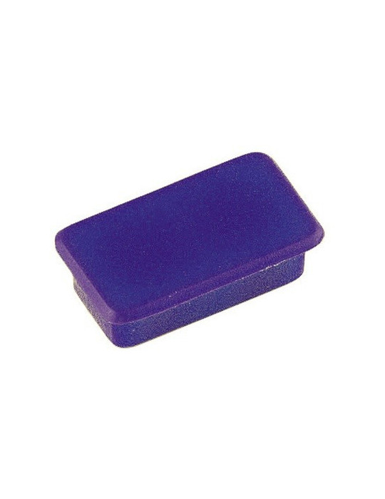 Aimant Alco 13x24mm bleu 10pièces