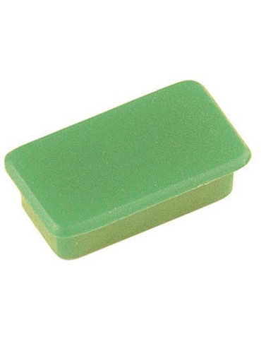 Aimant Alco 13x24mm vert 10pièces