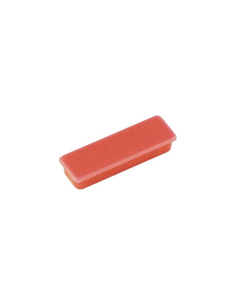 magneet Alco 13x40mm doos a 10 stuks rood