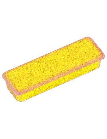 magneet Alco 13x40mm doos a 10 stuks geel