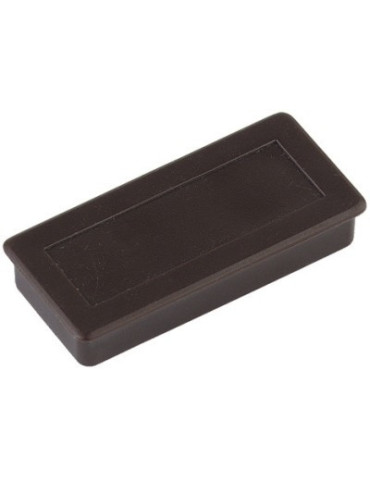 Aimant Alco 23x50mm noir 10pièces