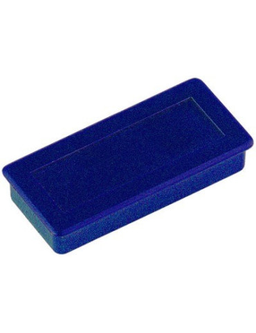 magneet Alco 23X50mm doos a 10 stuks donkerblauw