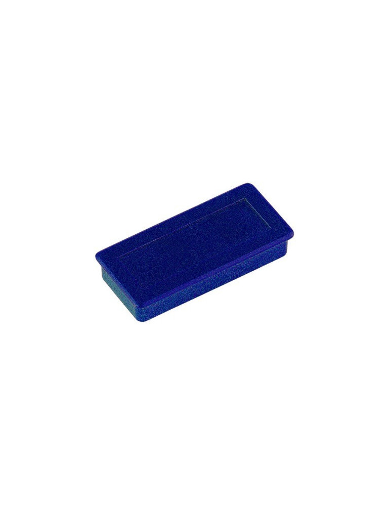 Aimant Alco 23x50mm bleu 10pièces