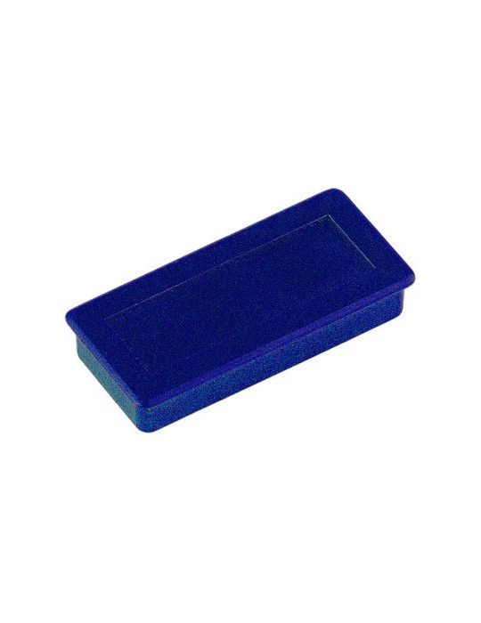 Aimant Alco 23x50mm bleu 10pièces