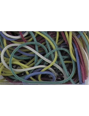 Élastiques Alco 65mm assorti boîte 50 gr.