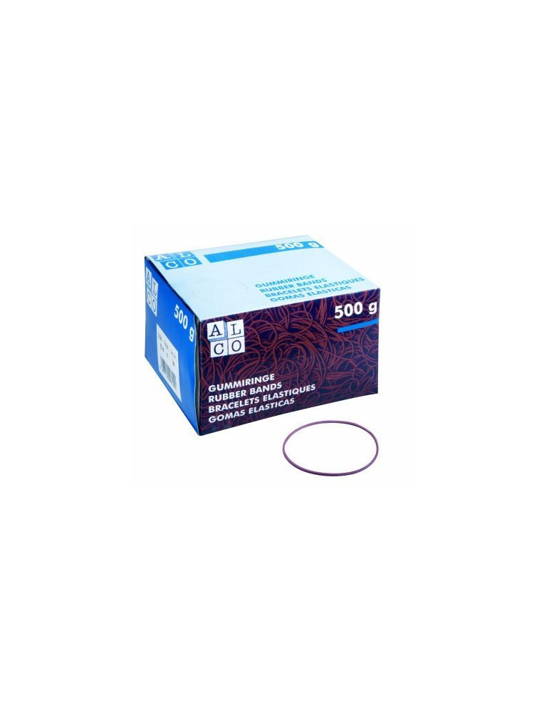 Elastieken Alco 65mm 500 gram in doos rood