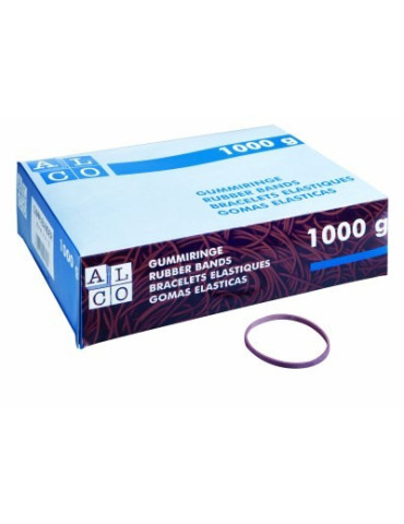 elastieken Alco 65mm 1000 gram in doos rood