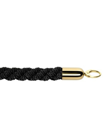 afzetkoord Alco voor afzetpaal koord zwart rond 3cm L 150cm