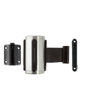 afzetlint Alco in wandcassette mat RVS, 4 wegsysteem