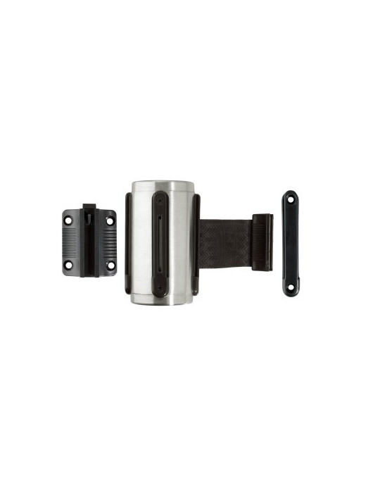 afzetlint Alco in wandcassette mat RVS, 4 wegsysteem