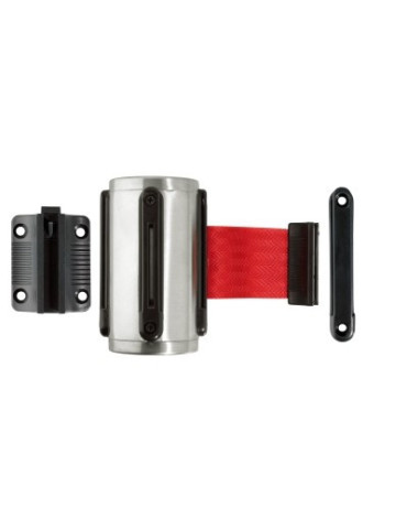 afzetlint Alco in wandcassette mat RVS, 4 wegsysteem