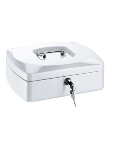 geldkistje Alco 255x200x90mm staal wit