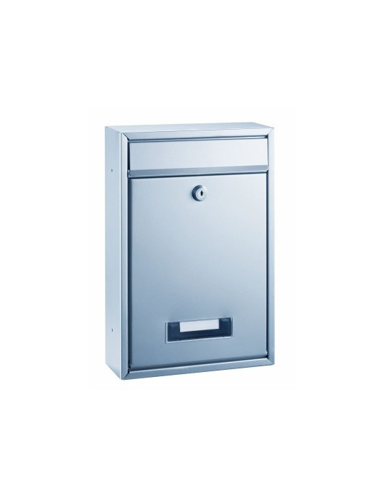 Boîte aux lettres en acier Alco inoxydable argent 322x215x85mm