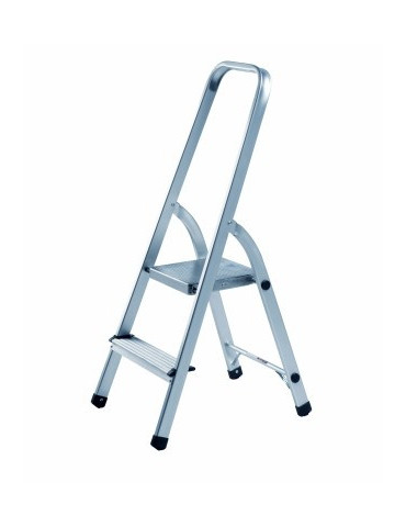 trapladder Alco aluminium inklapbaar 2 treden, platform