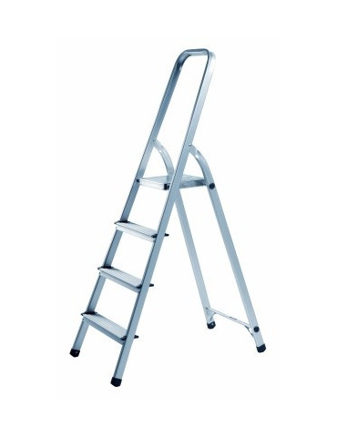 trapladder Alco aluminium inklapbaar 4 treden, platform