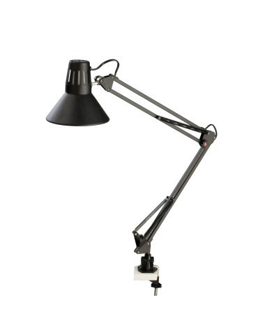 bureaulamp Alco E27, 230V, 60W, zwart