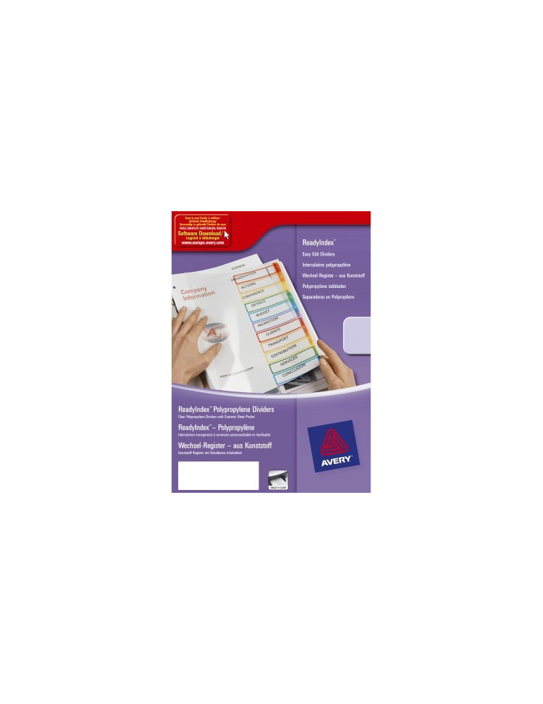 *Tabblad Avery Ready Index 6 stuks