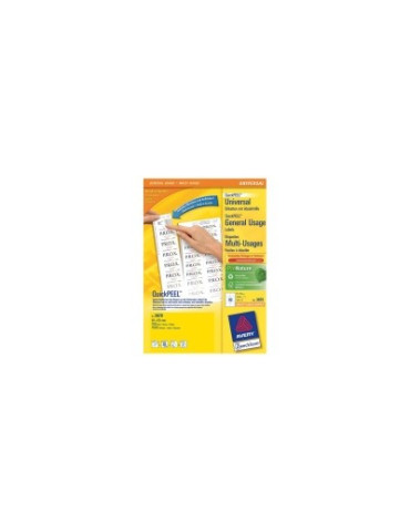 Etiquettes Avery ILC 97x55mm blanches 100 flles,10et. par flle