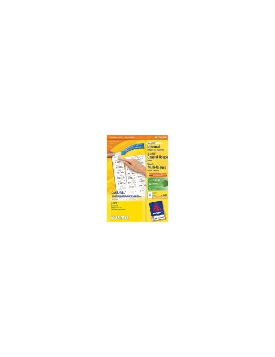 *Etiket Avery ILK 97x55mm wit doos 100 vel 10 et. per vel