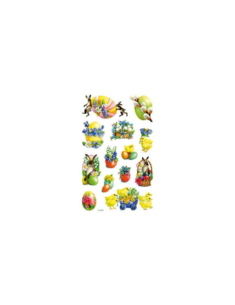 papieretiket Z-design Creative pakje a 3 vel Paashaas