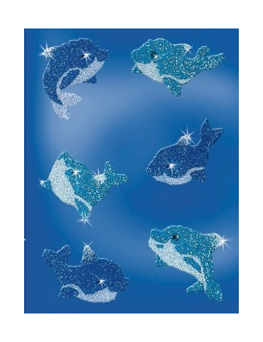 Étiquette en papier Z-design Creative 1 feuille dolphins