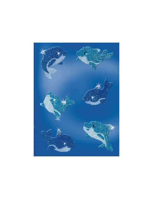 Étiquette en papier Z-design Creative 1 feuille dolphins