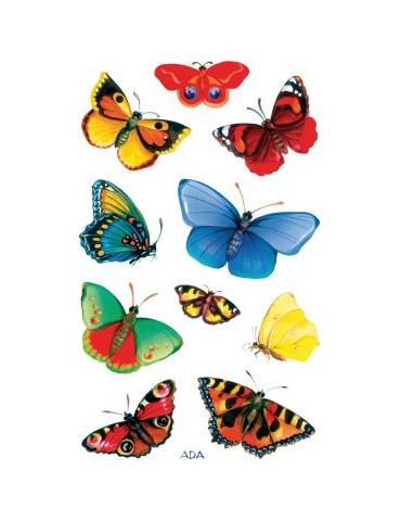 papieretiket Z-design Creative pakje a 3 vel vlinders