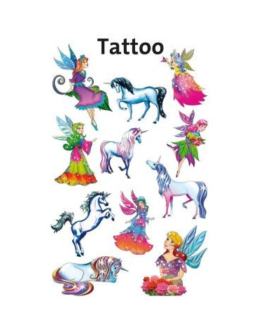 tattoo etiket Z-design Kids pakje a 1 vel elfjes