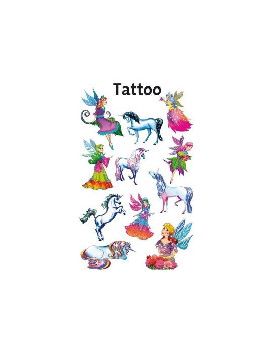 Tatouage Z-design Kids 1 feuille fairies