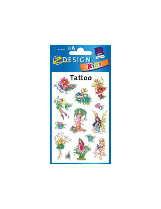 Tatouage Z-design Kids 1 feuille fairies