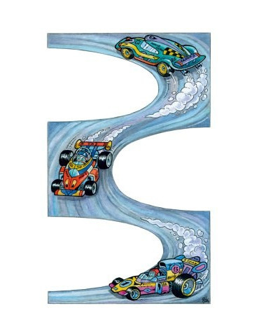 boeketiket Z-design School pakje a 3 vel autorace