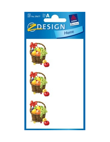 huishoudetiket Z-design Home pakje a 3 vel kader manden