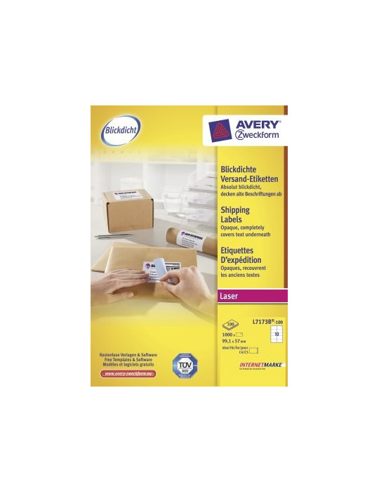 Etiquettes adresses Faciles à décoller 99,1x57mm