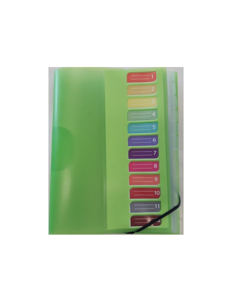 TRIEUR POLYPRO 3 RABATS 12 COMP COLOR FRESH