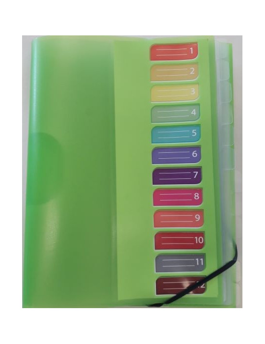 TRIEUR POLYPRO 3 RABATS 12 COMP COLOR FRESH