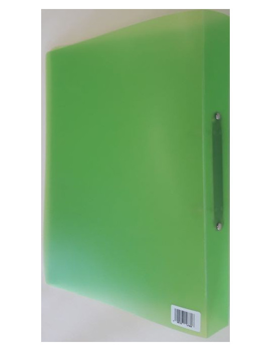 CLASSEUR 2 ANNEAUX 30MM A4+ en PP SIROCCO TRANSLUCIDE