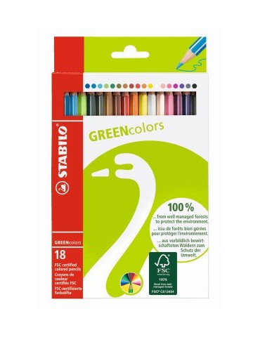 GREENcolors (FSC) wallet 18 pcs