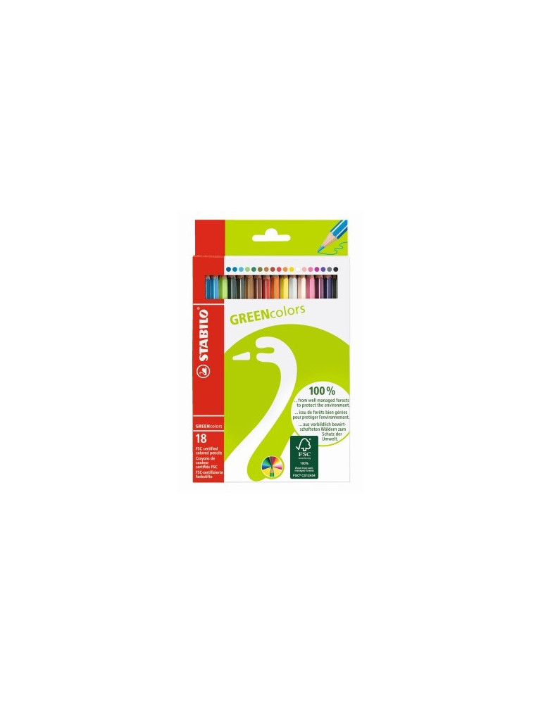 GREENcolors (FSC) wallet 18 pcs