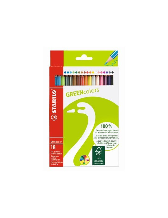 GREENcolors (FSC) wallet 18 pcs