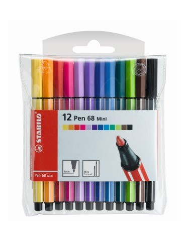 Pen 68 mini cardboard wallet 12 pcs