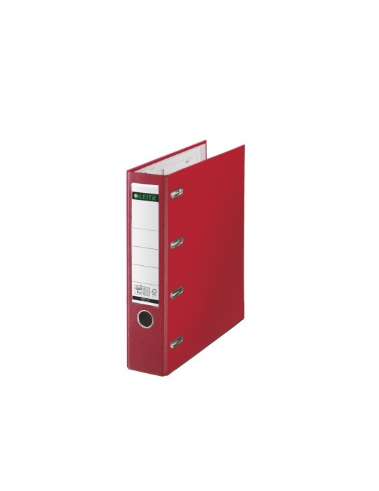 Leitz 1062 giro-bank ordner met dubbele mechaniek 80mm PP A4 rood
