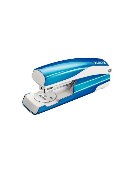 Leitz WOW agrafeuse en métal 30 feuilles bleu blister