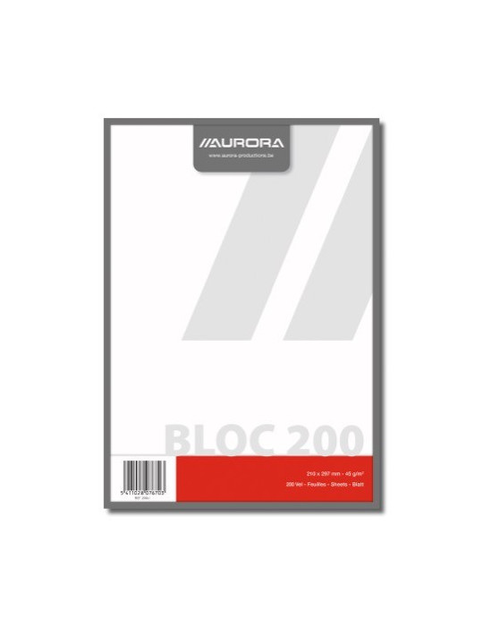 BLOC BROUILLON A4 200FLLS UNI