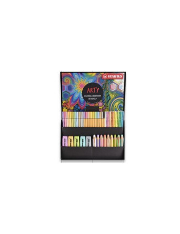 ARTY Pastel set 50 pcs BOSS, woody, Pen 68, point 88, aquacolor