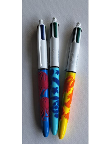 Box 12 BIC® 4 Colours® Velours: assortie