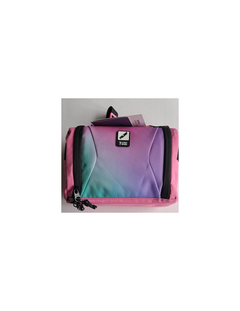 Isothermal food bag large capacity (5 L) Sunset series, pink