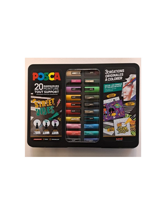 Malette STREET VIBES 20 pces ( pc1mc-pc5m-pc3m)
