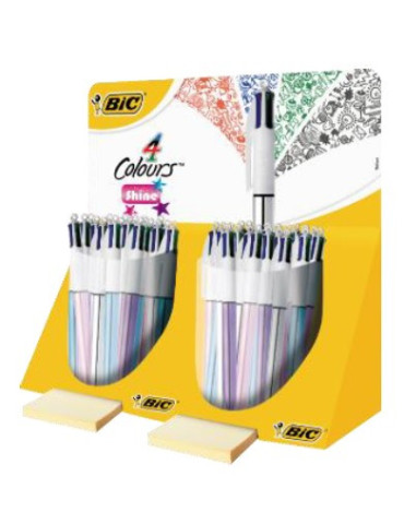 Tubo 40 BIC® 4 Colours® Shine assortie